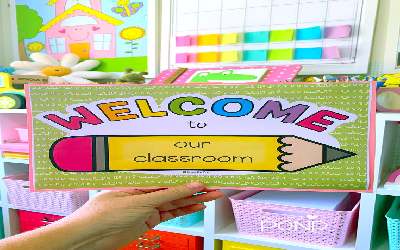 Classroom Welcome Sign