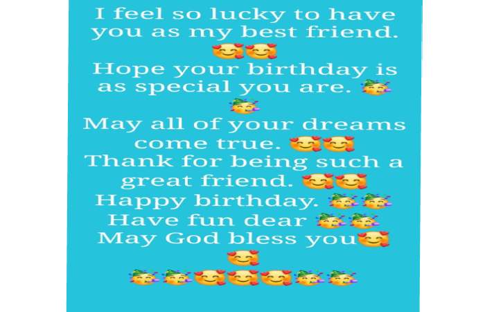 Heart Touching Birthday Wishes For Friend 