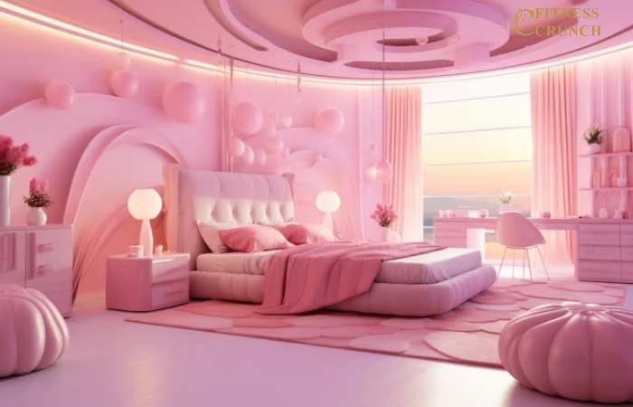 pink luxury bedroom