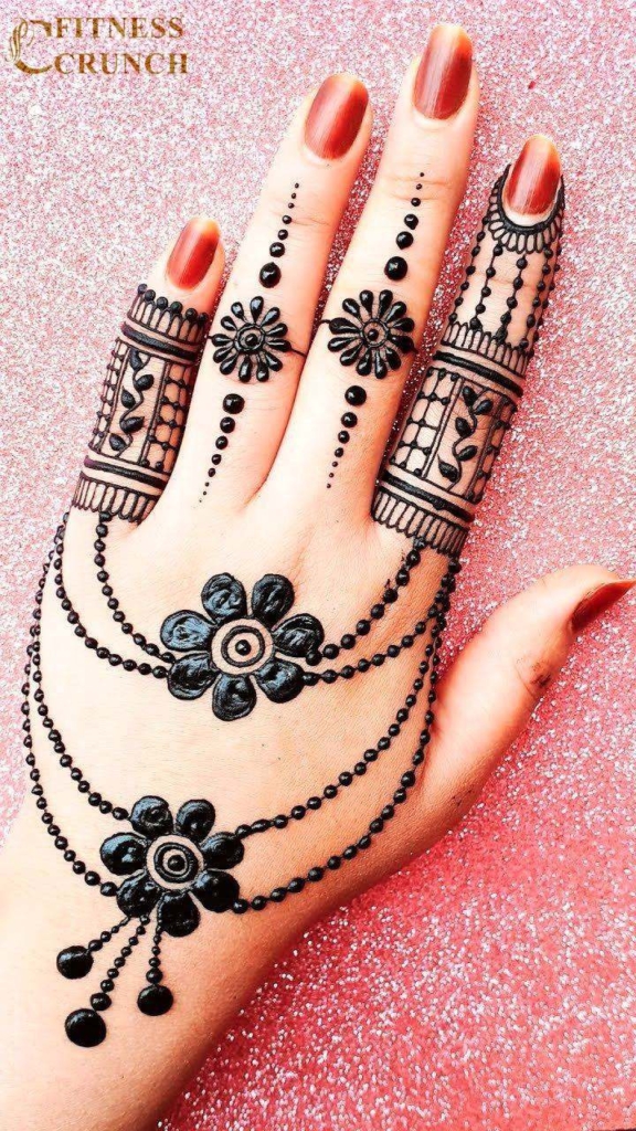 Simple mehndi design for Eid collection