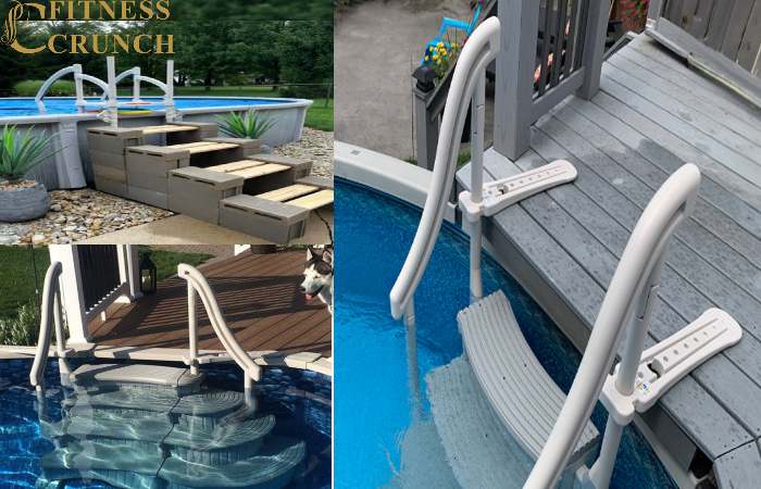 cinder block steps for above ground pool