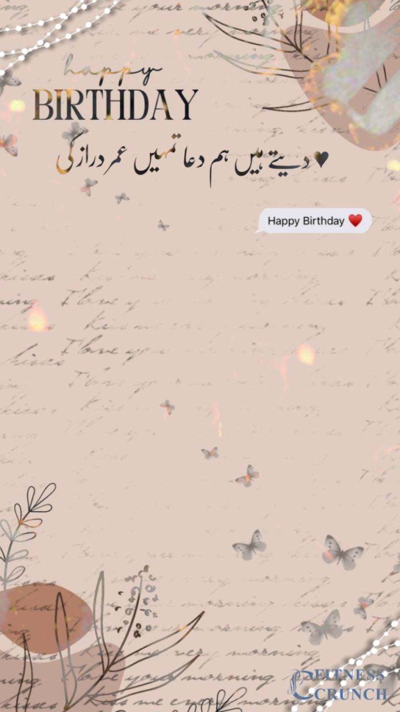 Happy birthday wishes urdu