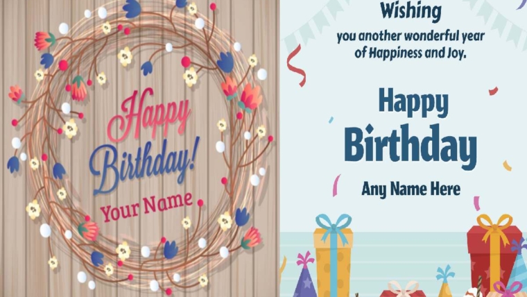 Birthday Wishes With Name And Photo