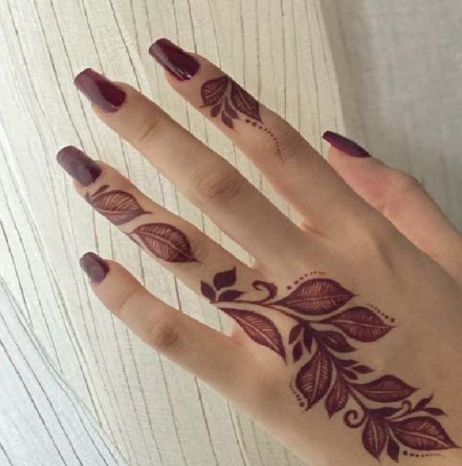 Flowers Mehndi Design