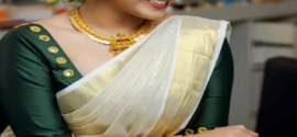 Mirror Work Kerala Saree Blouse Designs 2018