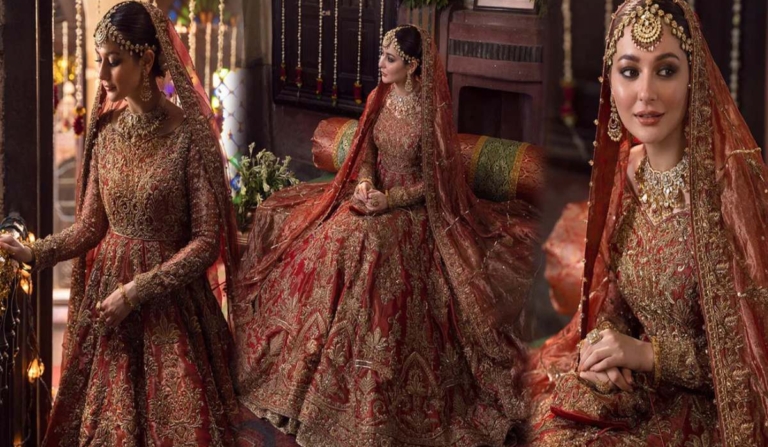 Nikkah Red Traditional Pakistani Wedding Dresses