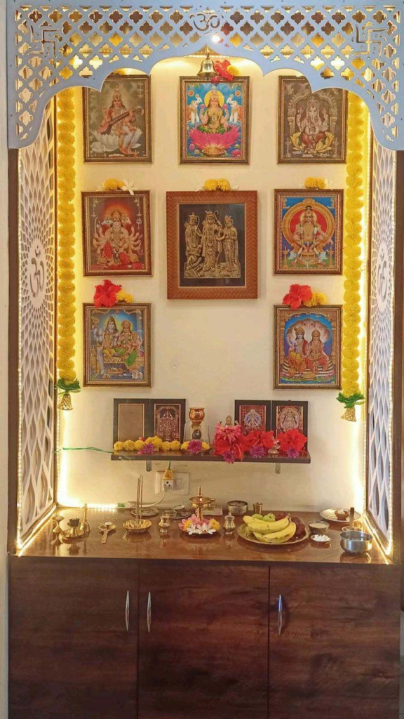 Indian Altar Puja Room