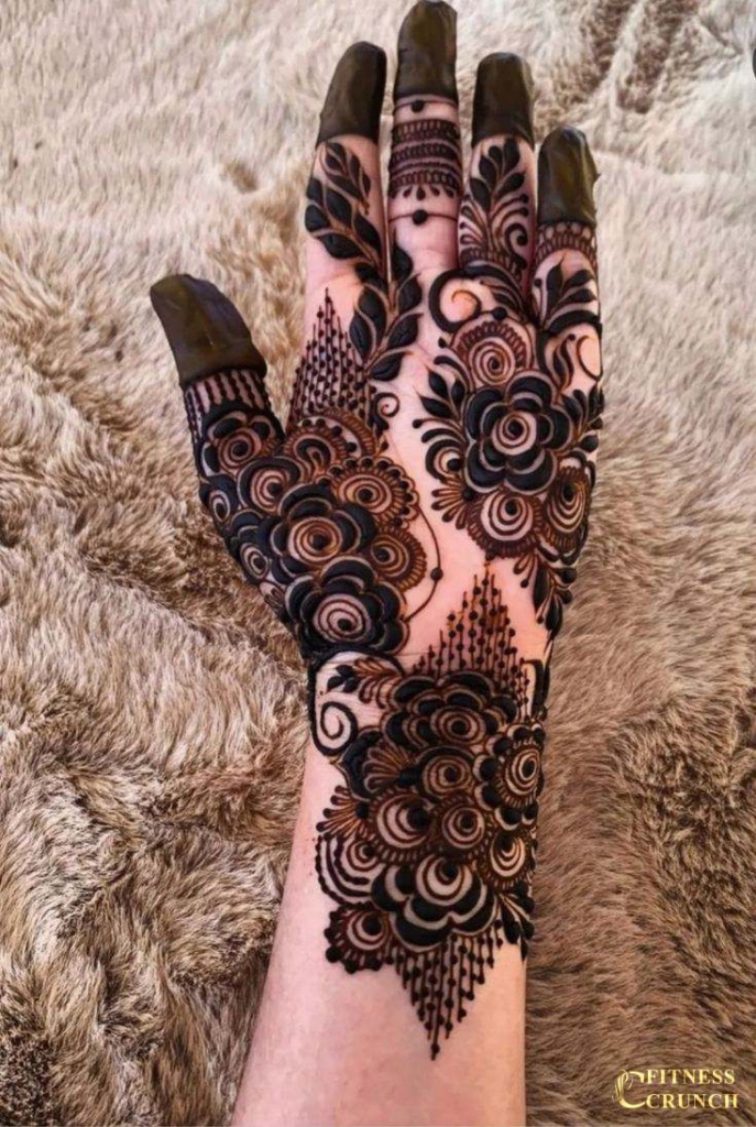 Front Hand Mehndi Designs Arabic