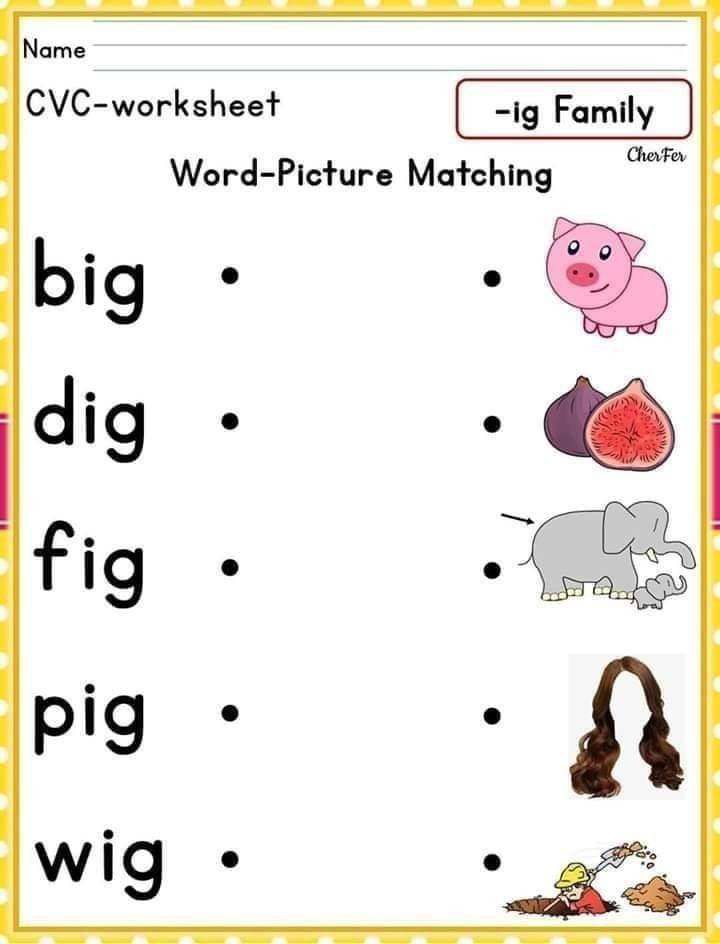 Rhyming Words Worksheets