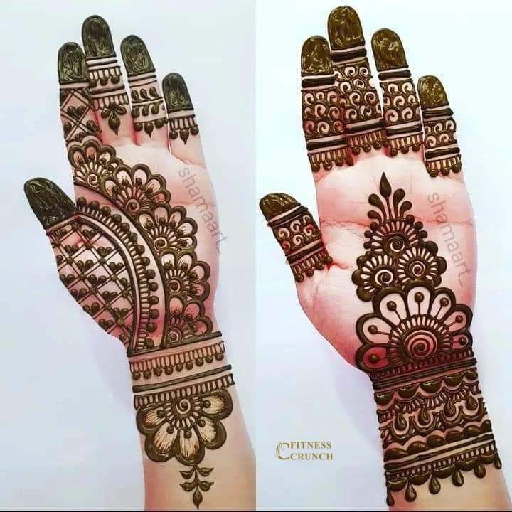 Simple Finger Henna Designs