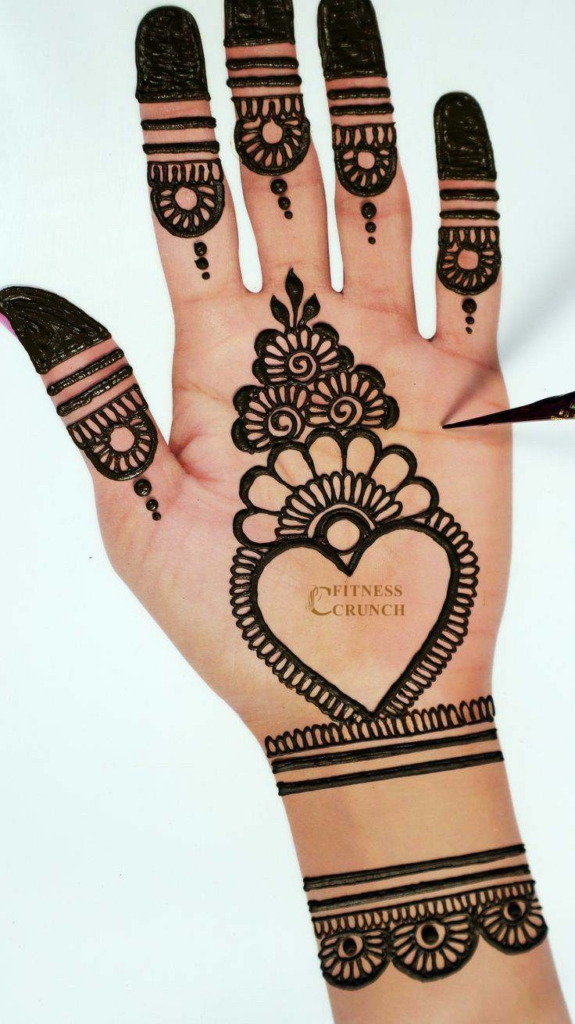 Front Mehendi Designs For Hands Simple