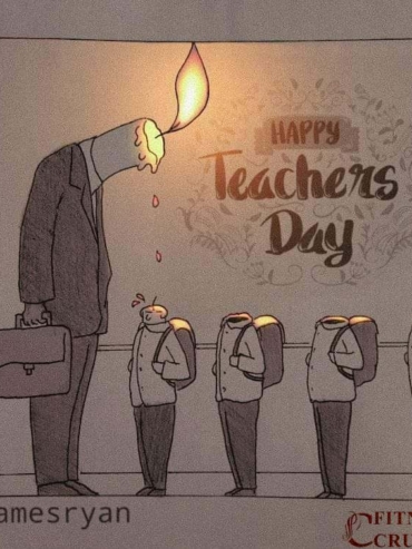 Teacher Day Art Drawing