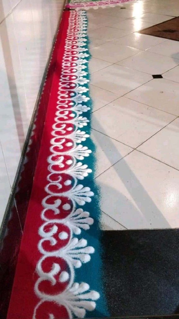 Diwali Border Rangoli