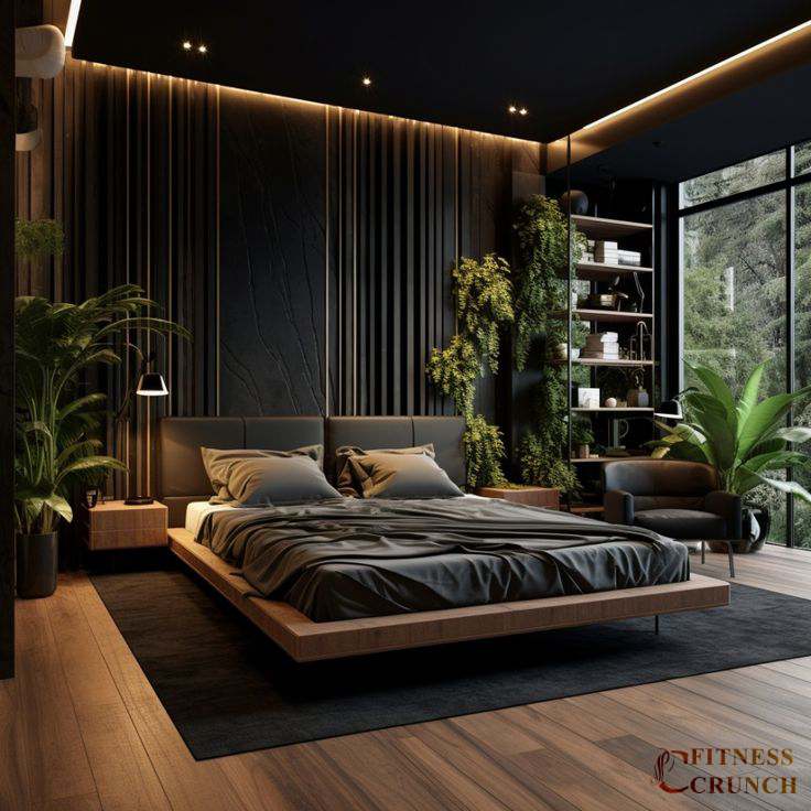 Black Bedroom Luxury Modern