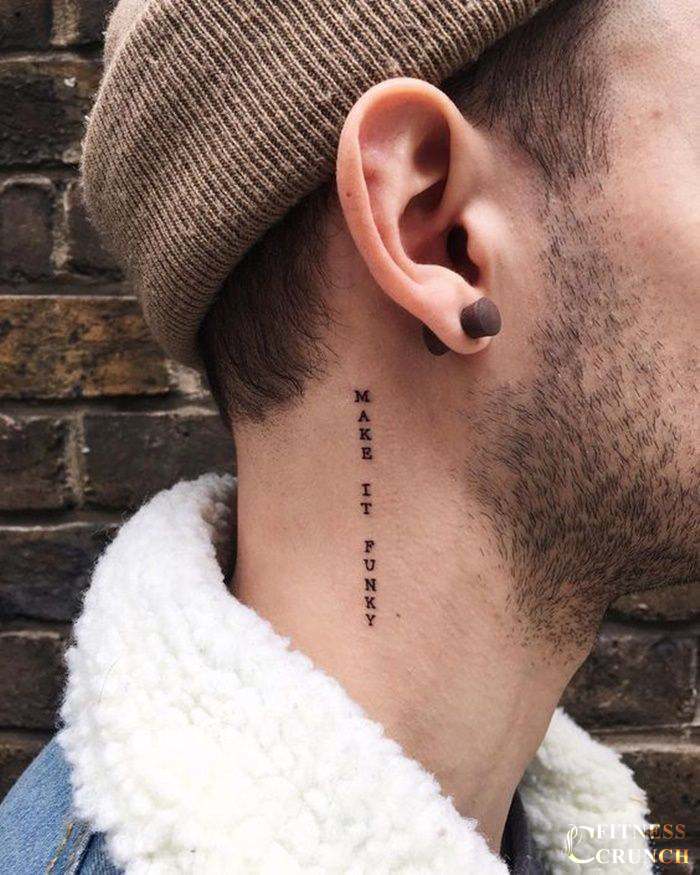 Small Fine Line Tattoo Men