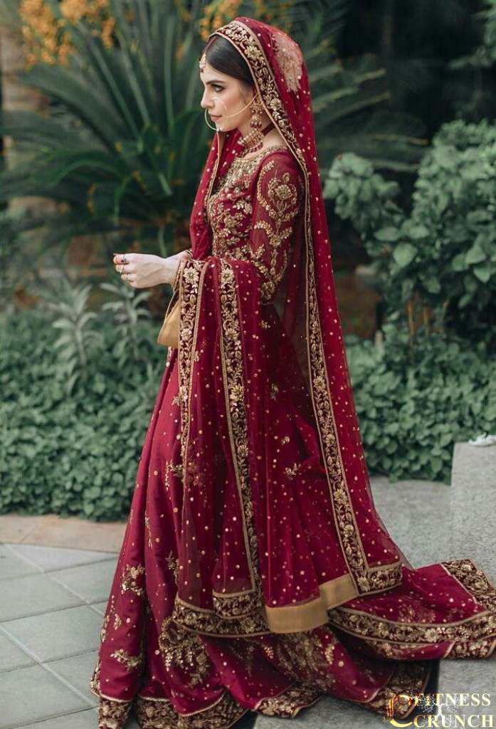 Red Nikah Dress Pakistani