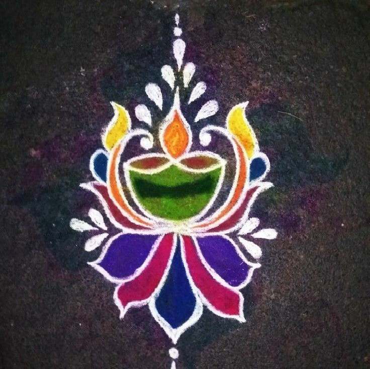 Easy Rangoli Designs For Beginners