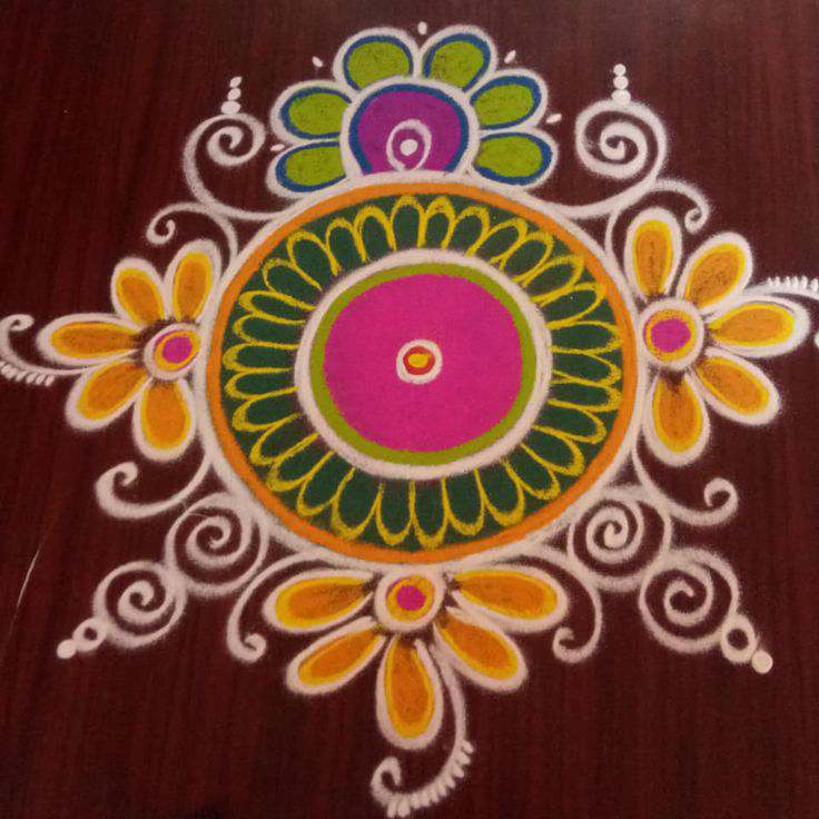 Easy Rangoli Designs Diwali