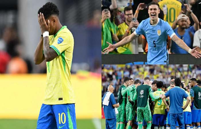 uruguay national football team vs brazil national football team lineups 