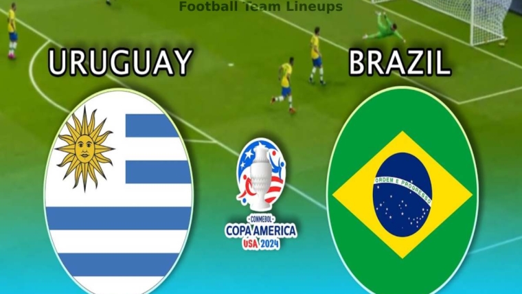 uruguay national football team vs brazil national football team lineups